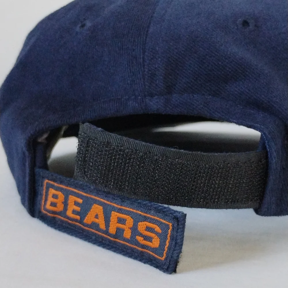 Vintage Chicago Bears NFL Football Sports Team Cap Embroidered Hook & Loop Hat